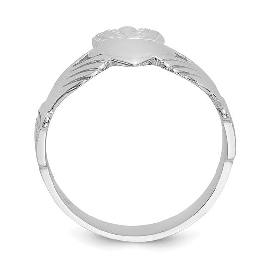 Gold Polished Claddagh Rings