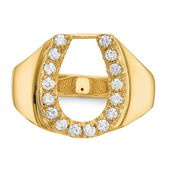 Men's Diamond Horseshoe Rings