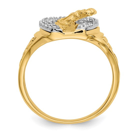 Men's Diamond Horseshoe Rings