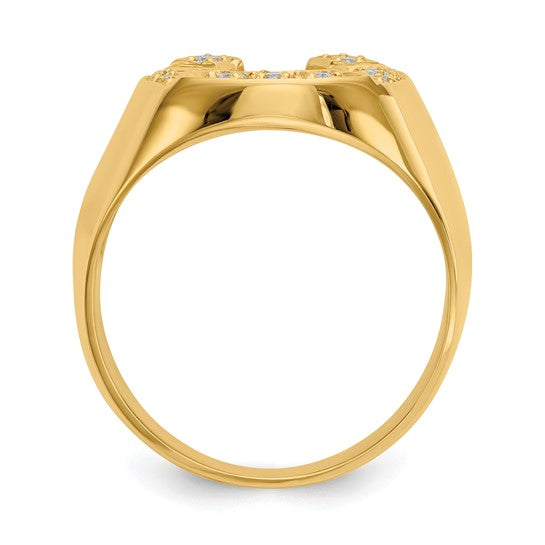 Men's Diamond Horseshoe Rings