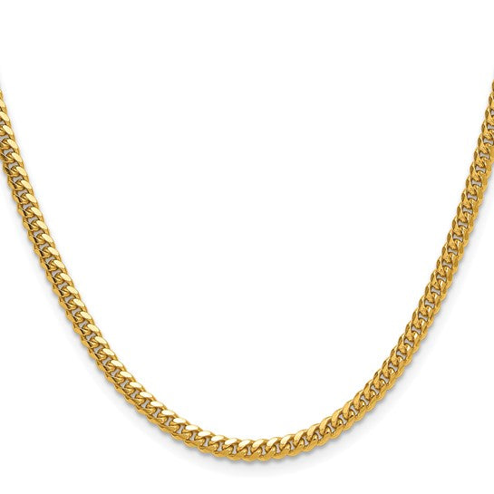 Leslie's 14k 3.5mm Solid Miami Cuban Chain