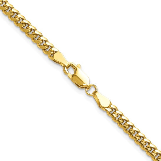 Leslie's 14k 3.5mm Solid Miami Cuban Chain