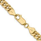 Leslie's 14k 6mm Semi-Solid Miami Cuban Chain