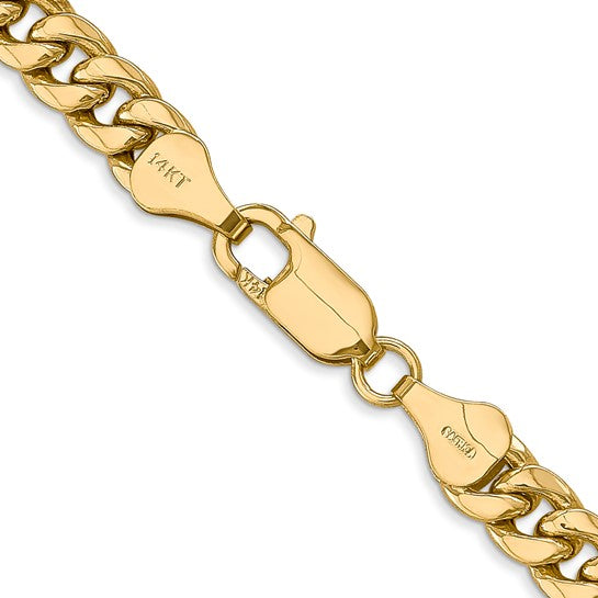 Leslie's 14k 6mm Semi-Solid Miami Cuban Chain