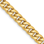 Leslie's 14k 6mm Semi-Solid Miami Cuban Chain