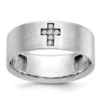Men's Diamond Cross Rings
