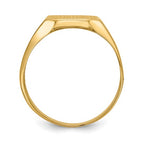 Polished Gold Fancy Signet Rings