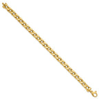 Leslie's 14K Polished Men's Link Bracelet