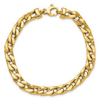 Leslie's 14K Polished Men's Link Bracelet
