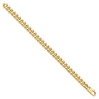Leslie's 14K 8.5mm Beveled Curb Bracelet