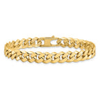 Leslie's 14K 8.5mm Beveled Curb Bracelet