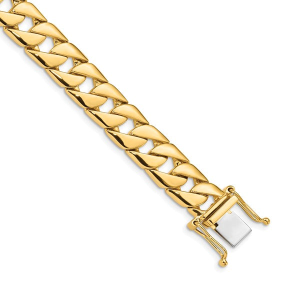 Gold Hand-Polished Fancy Link Chain