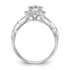 Halo Diamond Semi-mount Engagement Rings