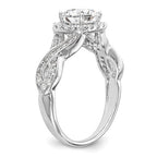 Halo Diamond Semi-mount Engagement Rings