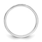 14k White Gold 1/6 carat Lab Grown Diamond VS/SI+ G+ Complete Channel Set Band