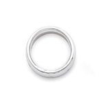 14k White Gold 3mm Standard Weight Comfort Fit Wedding Band Size 10