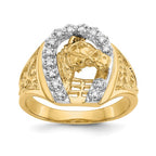 Men's Diamond Horseshoe Rings